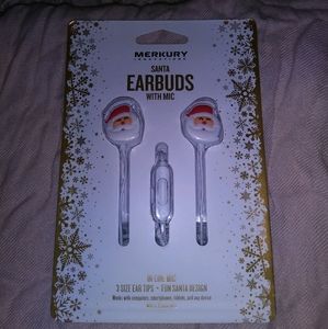 Santa earbuds with mic